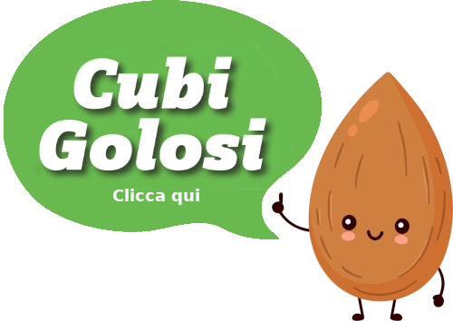 Cubi Golosi - mini dessert al cacao e grannella di biscotto - Calfra